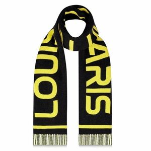 BRAND NEW Louis Vuitton Paris Cashmere Wool Virgil Abloh Reflective City Scarf
